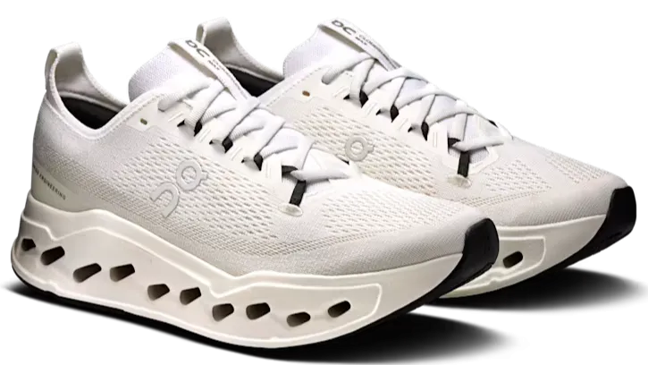 On Running Cloudsurfer Max White White (Women's) Lace Up Style