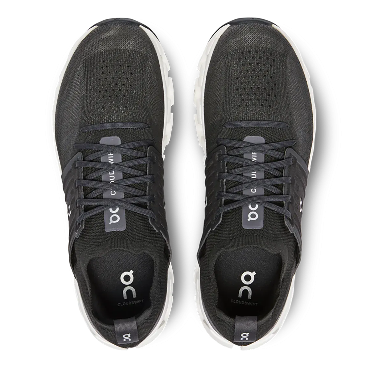 On Running Cloudswift 3 All Black Breathable Liner Ventilated Mesh