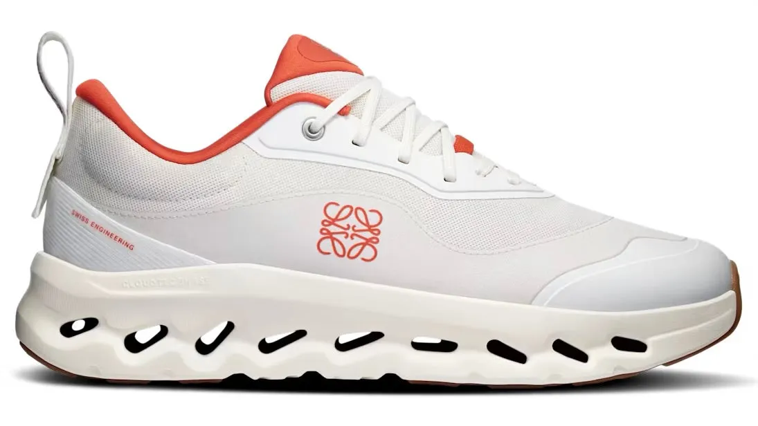 On Running Cloudtilt 2 LOEWE White Orange (Women's) Shock Absorbing Anti Static Fabric