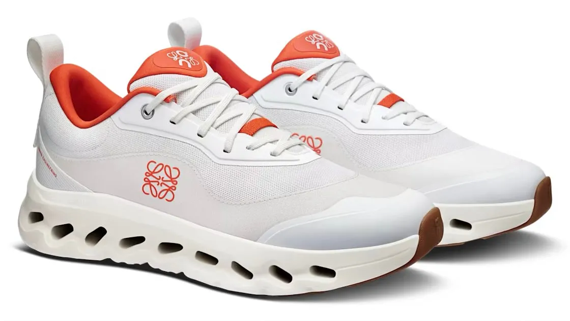 On Running Cloudtilt 2 LOEWE White Orange (Women's) Rubberized Outsole