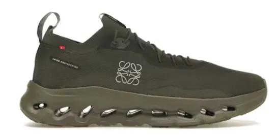 On Running Cloudtilt LOEWE Khaki Green Unisex Free Motion