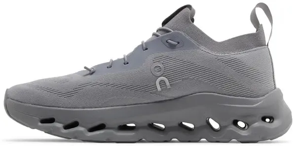 Trail Running Adaptive Lacing System On Running Cloudtilt Loewe Slate Grey