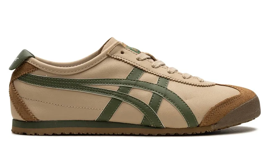 Textured Tread Onitsuka Tiger Mexico 66 Beige Grass Green