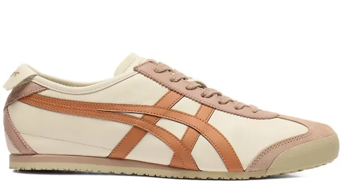 Onitsuka Tiger Mexico 66 Birch Rust Orange Retro-inspired cushioning Impact Dispersing