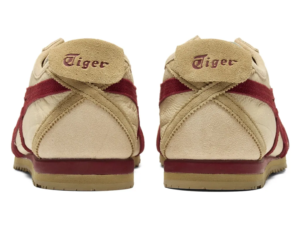 Onitsuka Tiger Mexico 66 SD Beige Beet Juice Seamless Toe Box Dynamic Walk