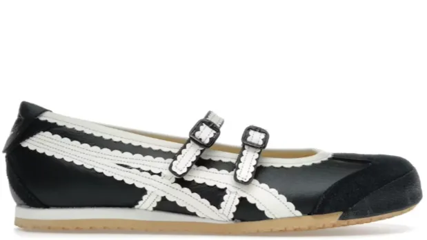 Onitsuka Tiger Mexico 66 TGRS Black Cream (Women's) Classic Silhouette Adaptive Fit System