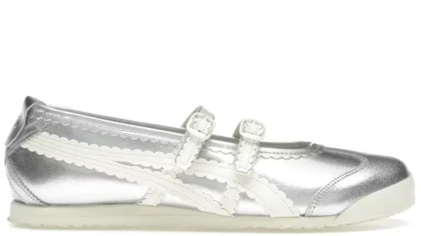 Onitsuka Tiger Mexico 66 TGRS Silver Cream (Women's) Multi Density Sole Slim performance