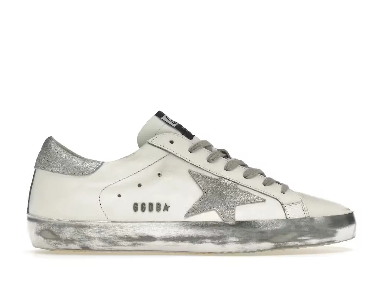 Golden Goose Super-Star White Silver Impact Diffusion Layers