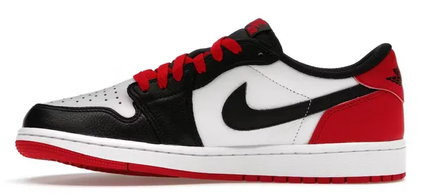 Foot Fresh Lateral Support Jordan 1 Retro Low OG Black Toe (2023)