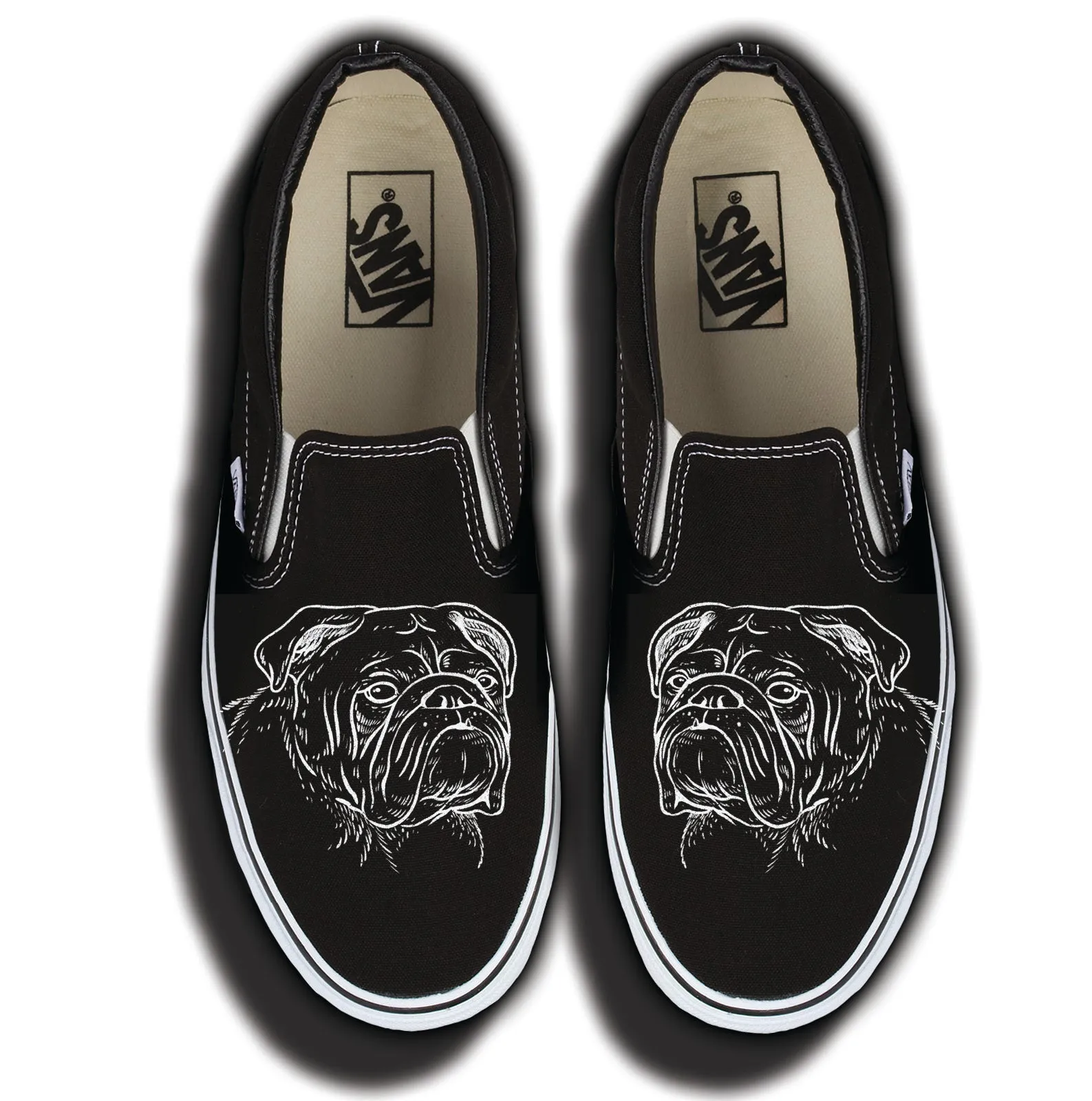 Slip Fit Shoes Rugged Build Baggins Original Slip on English Bulldog