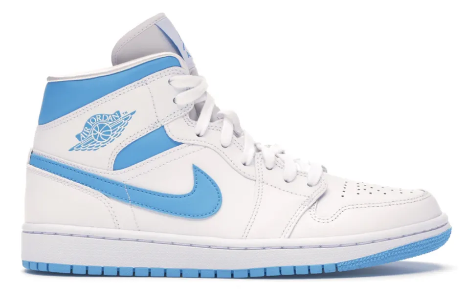 Weekend Comfort Jordan 1 Mid UNC (WOMEN)