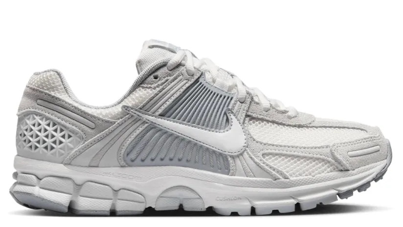 Nike Zoom Vomero 5 Pure Platinum Grey (Women's) Elastic Goring System Light frame