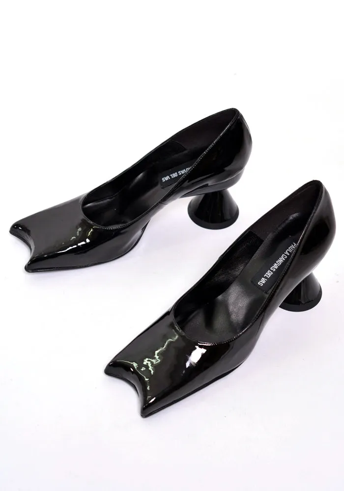 Arch Fit PAULA CANOVAS DEL VAS DS-3 DIABLO PUMPS PATENT BLACK