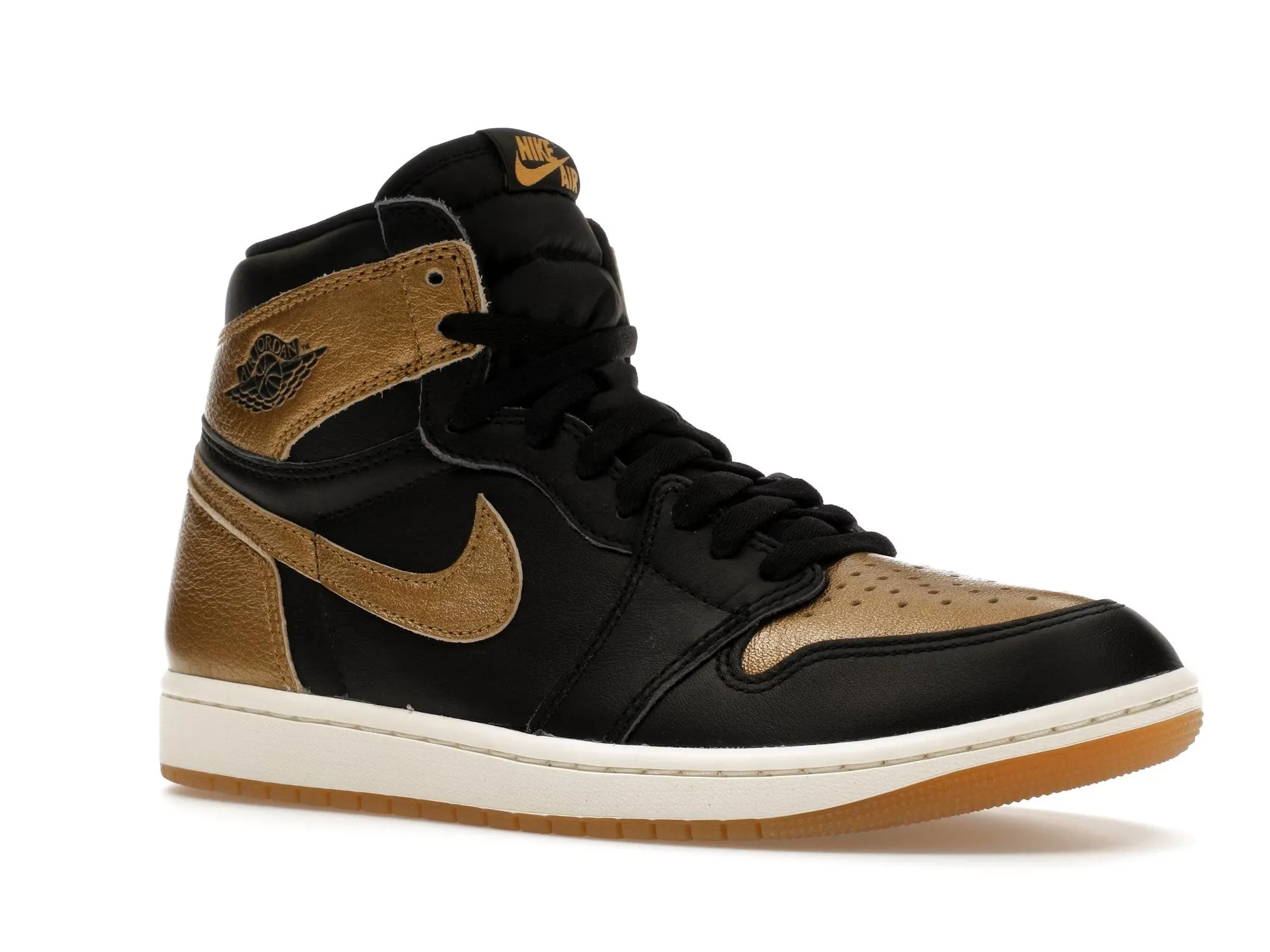Peak Performance Jordan 1 Retro High OG Black Metallic Gold