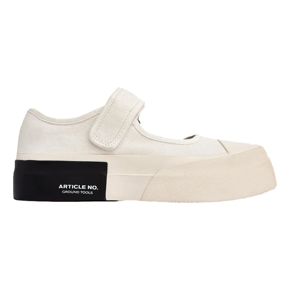 Edge Path Cold Hike ARTICLE NO. DOWNTOWN CANVAS MARYJANE IN WHIT-WHITE / CREAM