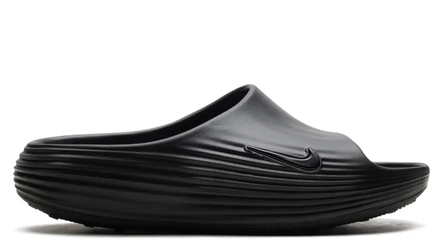 Walk Smooth Foot Arch Support Nike ReactX Rejuven8 Slide Black