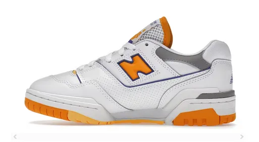 Zero Gravity Engineering Sneaker Sales New Balance 550 White Vibrant Orange