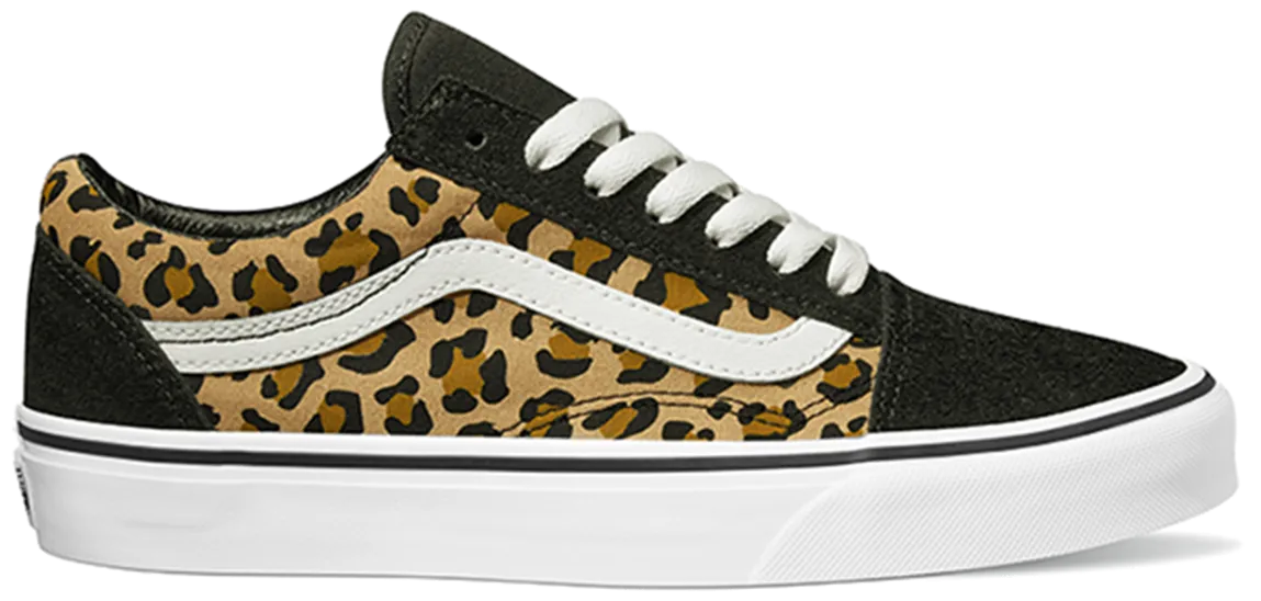 City Step Ollie Impact Vans Old Skool Animalier Black