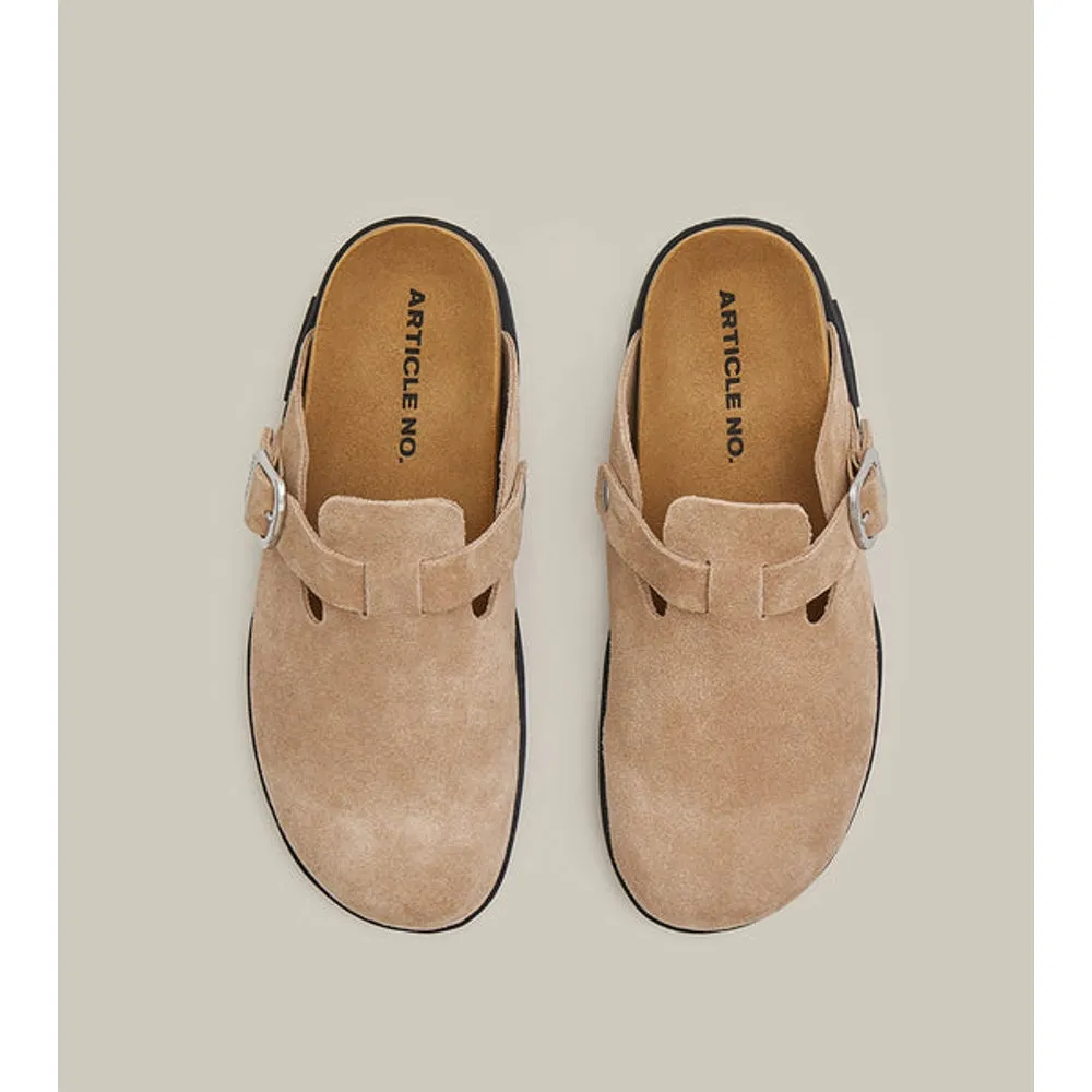 ARTICLE NO. VAGABOND LEATHER BEIGE DRIFT CLOGS-BEIGE / BLACK High Heel Versatile Fit