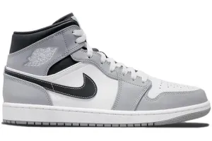 Everyday Motion AdjustableFit Jordan 1 Mid Light Smoke Grey Anthracite
