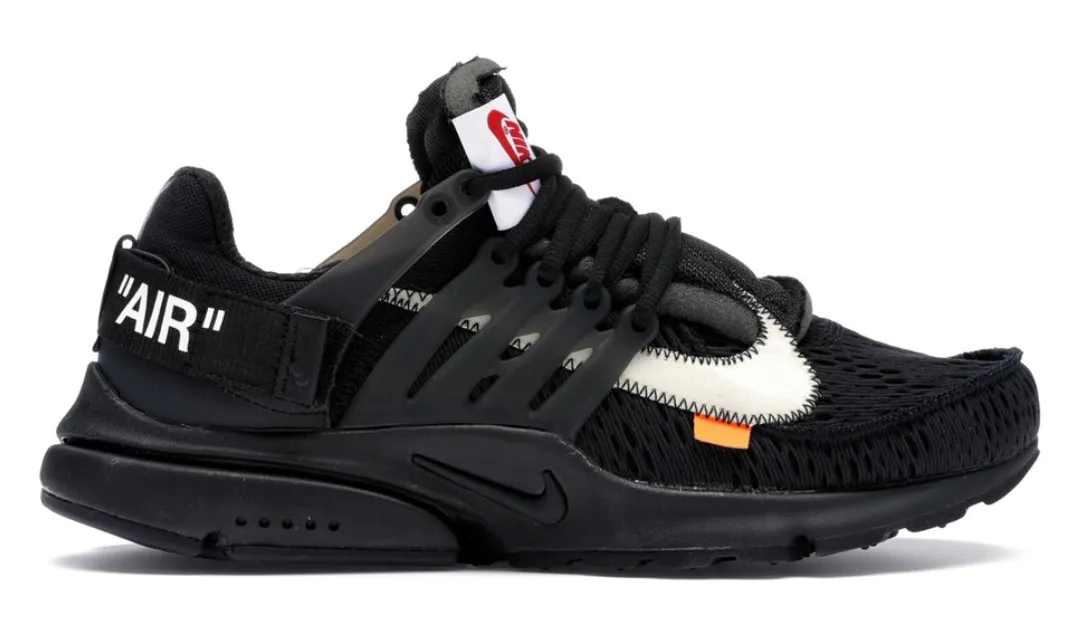 Stretch Laces sports Presto Off-White Black (2018)