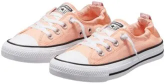 Converse Womens Chuck Taylor All Star Shoreline Slip Summer Florals Cheeky Coral/Lawn Flamingo Eco Vibe