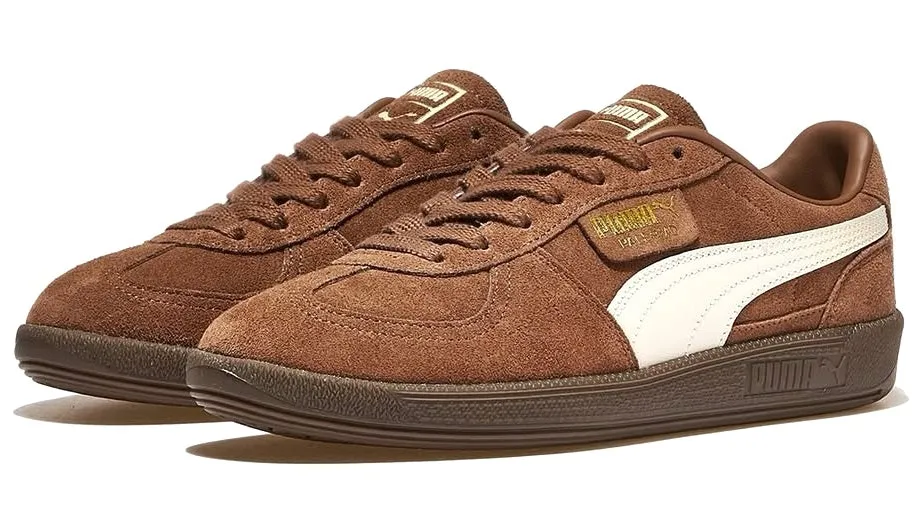 Puma Palermo OG Brown Smooth Outsole Gym Shoes