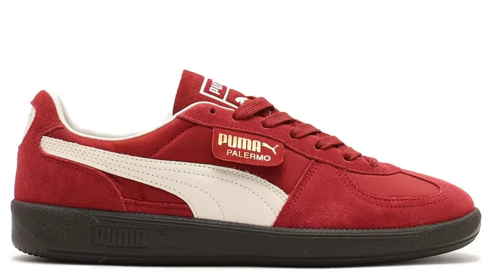 Layered Chic Rolling Motion Geometry Puma Palermo OG Intense Red