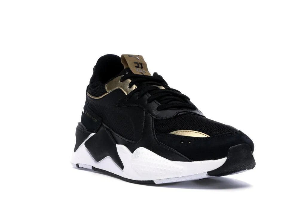 Step Soft Ventilated Footbed Puma RS-X Trophies Black Gold