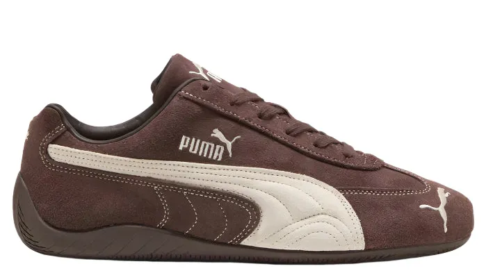 Ergonomic Heel Cup Design Puma Speedcat TTF Dark Chocolate Frosted Ivory