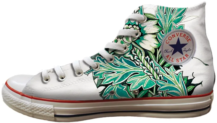 Baggins Original Hi Top Morris Anemone Simple Match Trendy Footwear