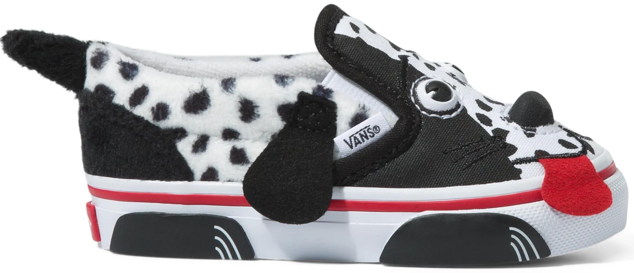 Vans Youth Dog Slip Dalmation Black/White Slip On Go