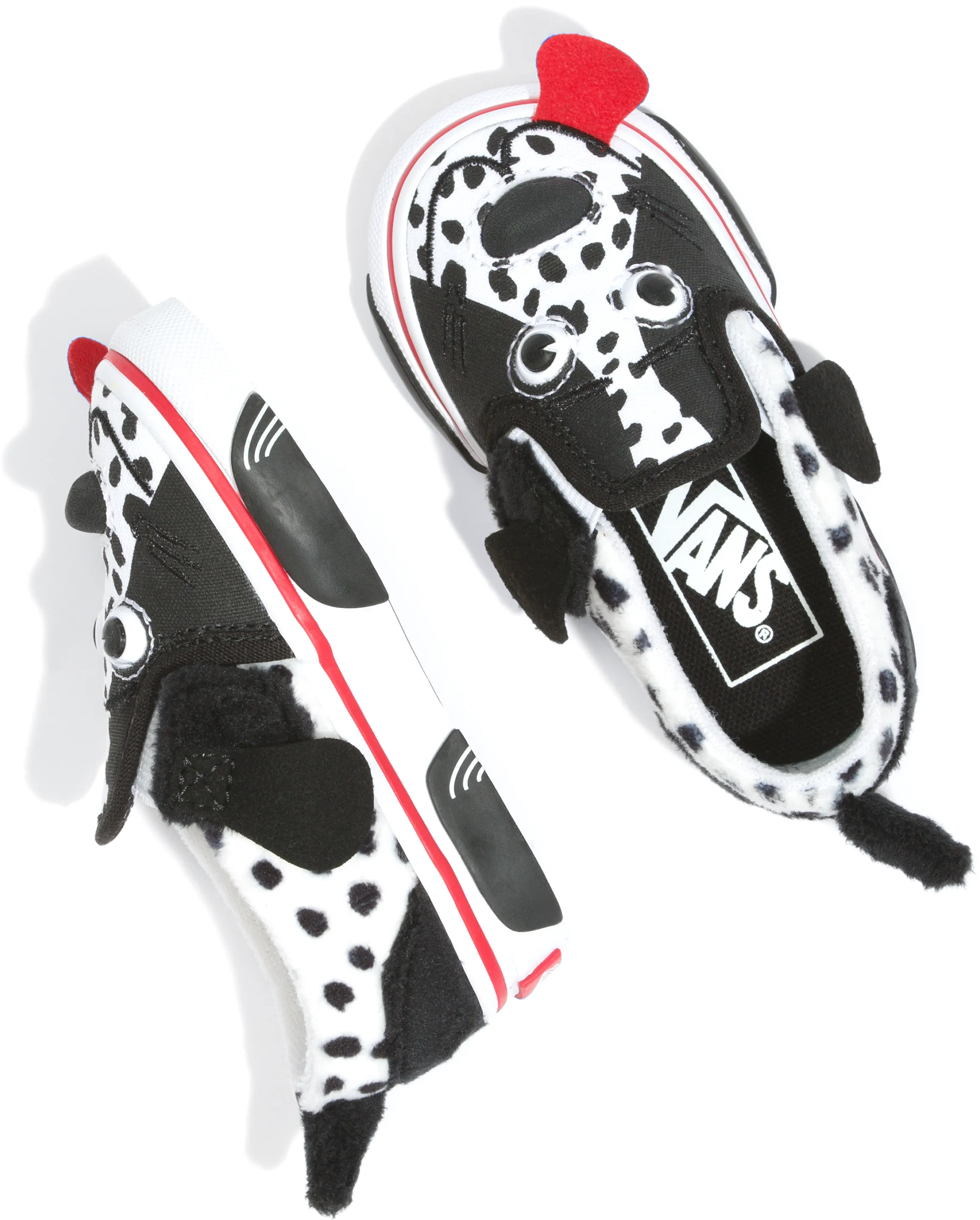 Vans Youth Dog Slip Dalmation Black/White Slip On Easy