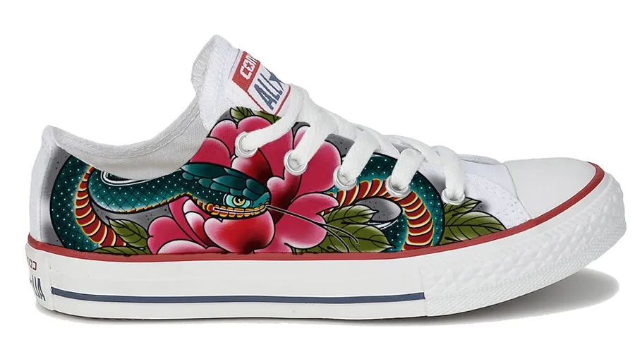 Timeless Edge Baggins Original Low Top Tattoo Zoo Geri Kramer Snake