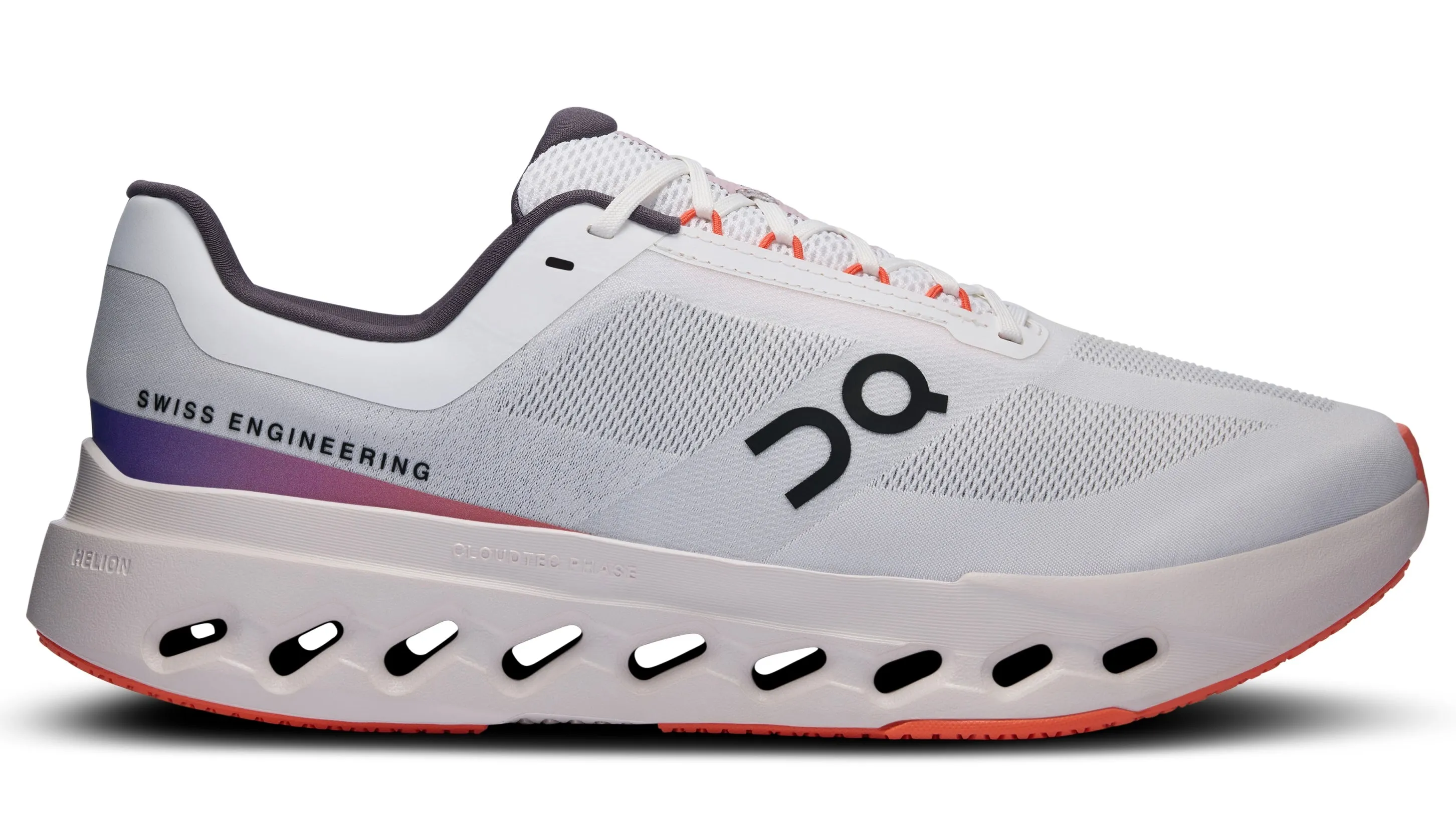 Perforated Tongue Design On Running Cloudsurfer Next White Flame (M)