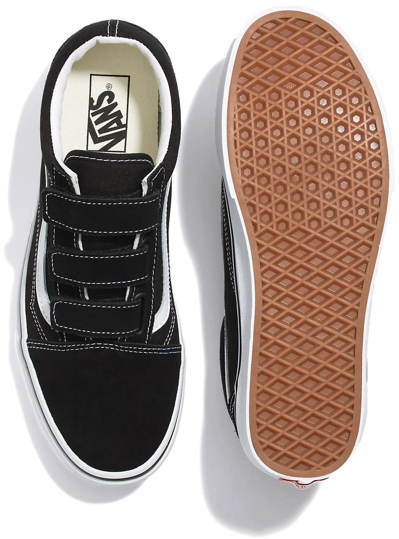 Tough Form Vans Old Skool Velcro Black