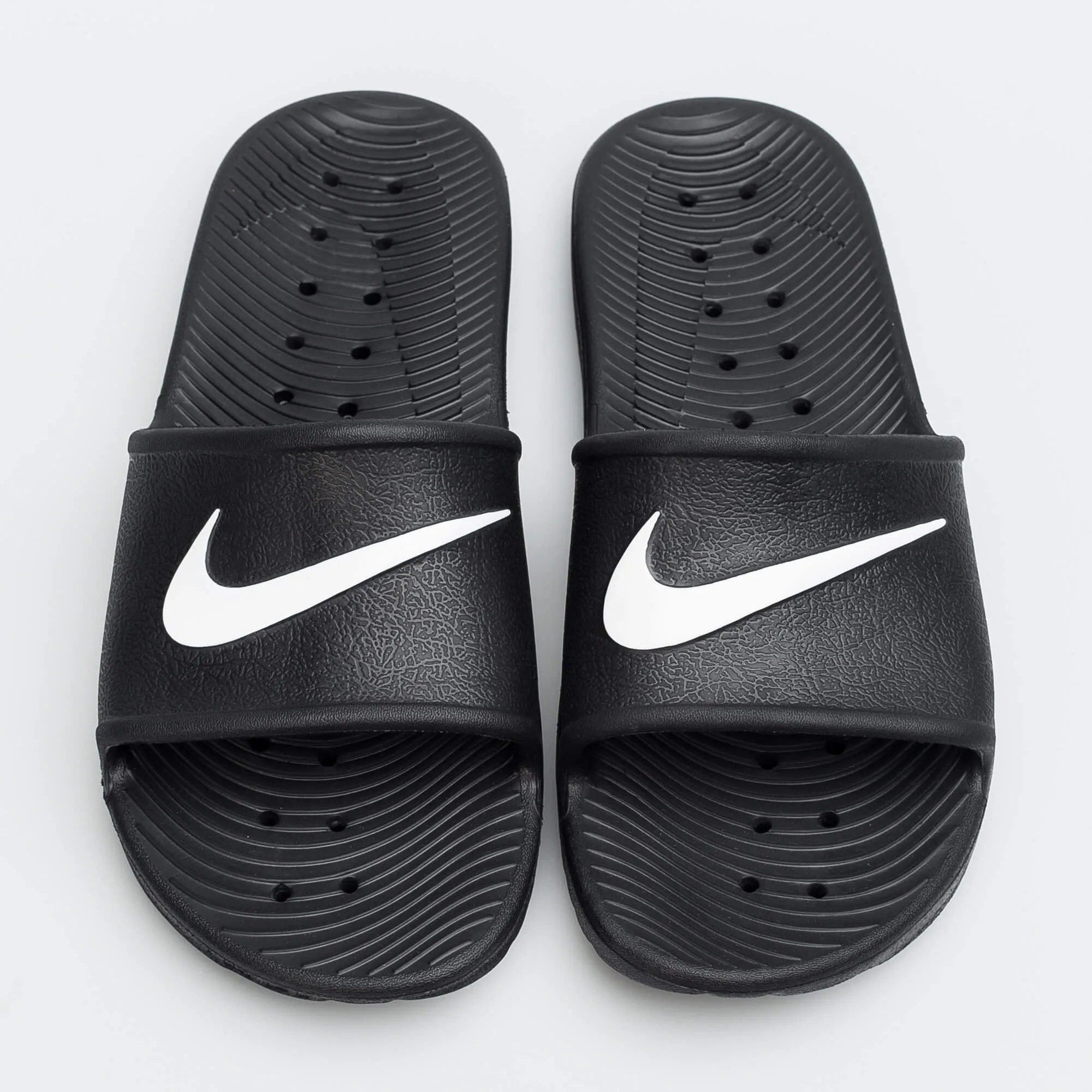 Nike Kawa Shower Black Durable Outsole Construction Waterproof Design