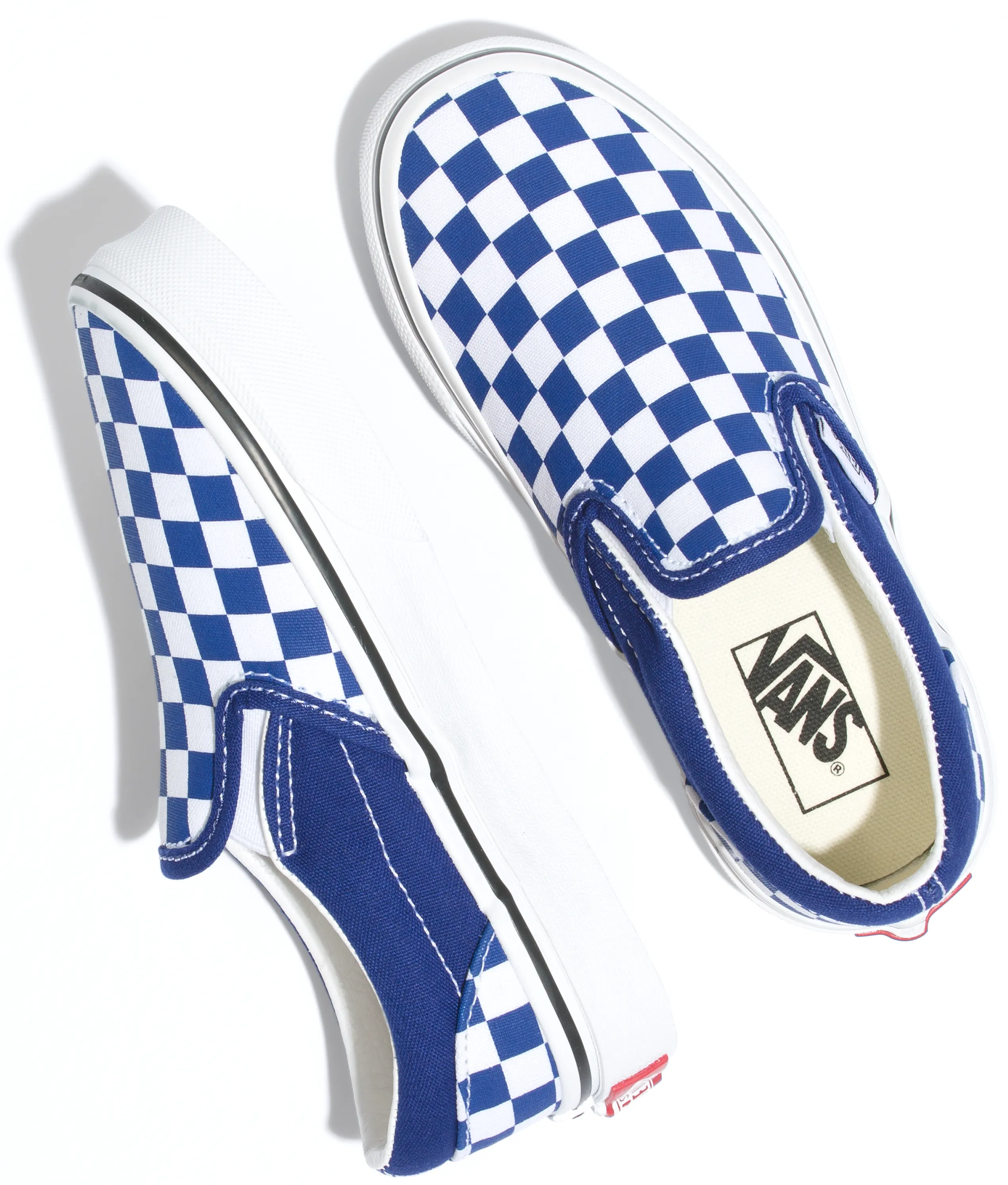Simple Style Vans Kids Classic Slip-On Checkerboard Blueprint