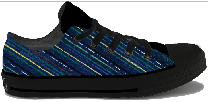 Baggins Original Low Top Navy Pinstripe Low Step