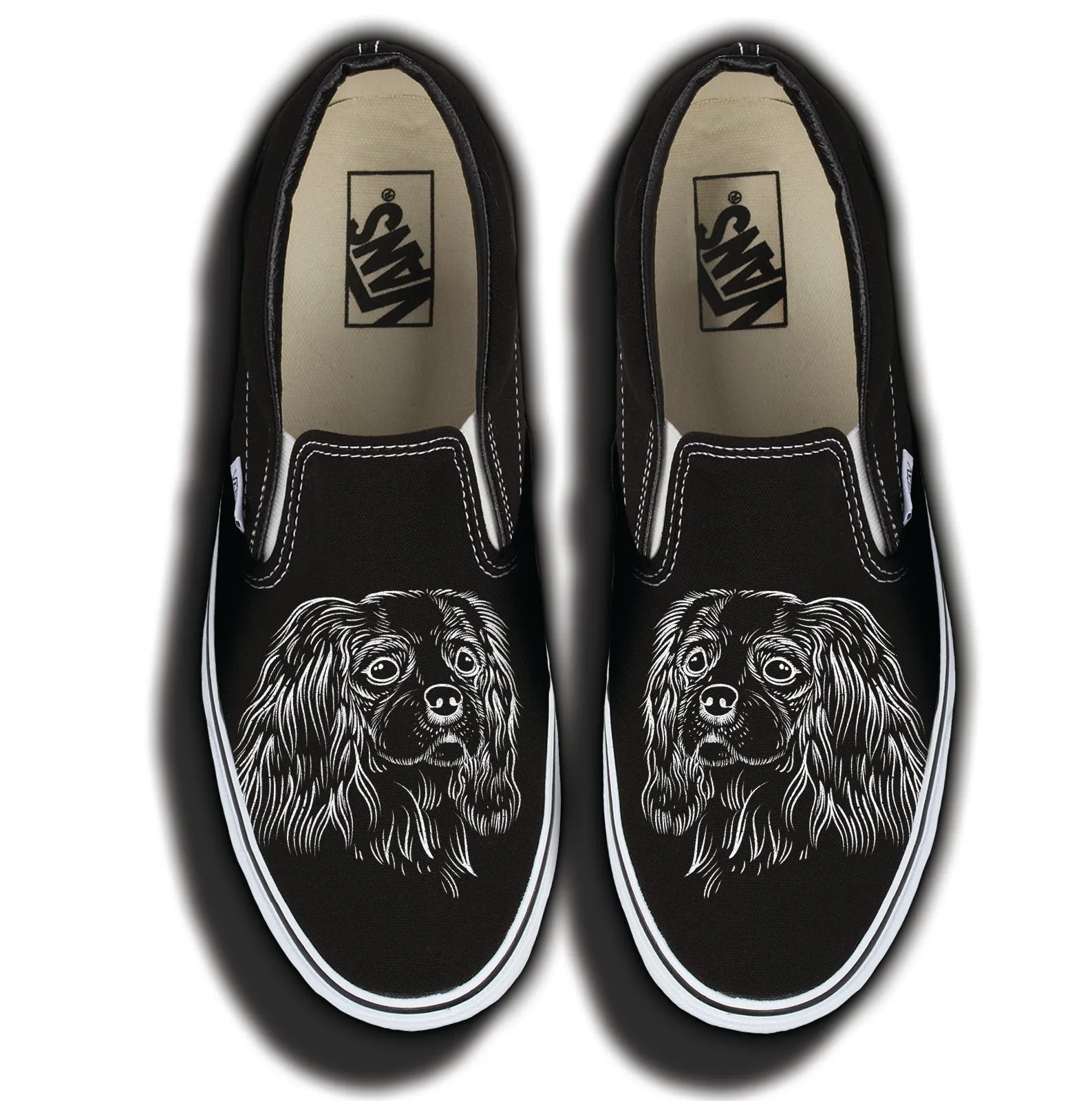 Flexible Fit Heel Cushioned Slip On Baggins Original Slip on King charles cavalier