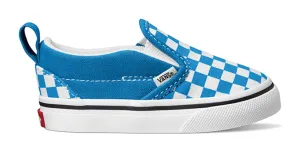 Vans Toddler Classic Slip-On V Brilliant Blue Slip On Style Fit Easy Travel Fit