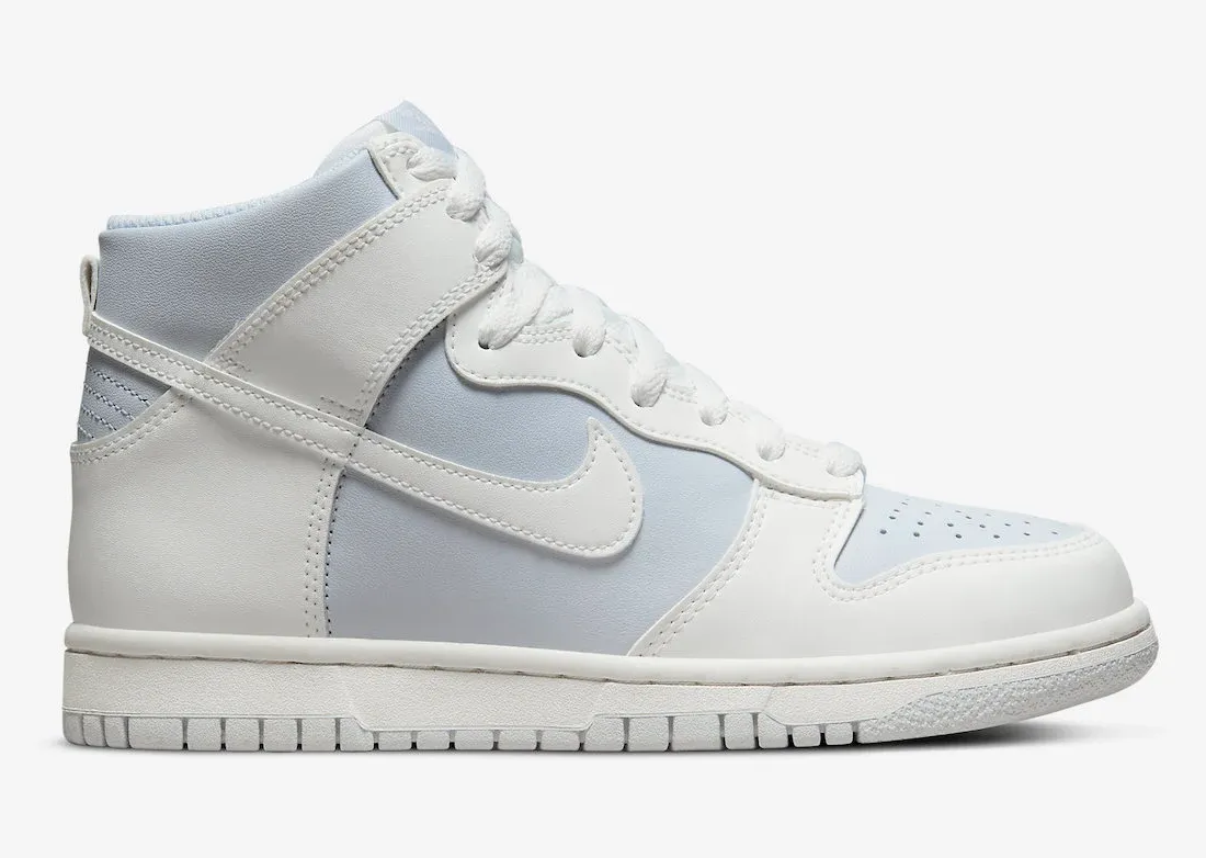 Nike Dunk High White Football Grey Fresh stability Balanced Grip