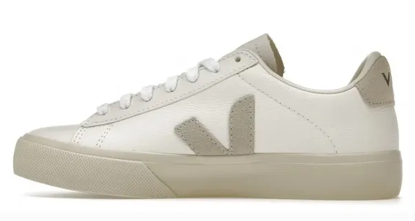 Veja Campo Low Chromefree Leather White Natural (Women's) Versatile Wear Unbeatable flexibility