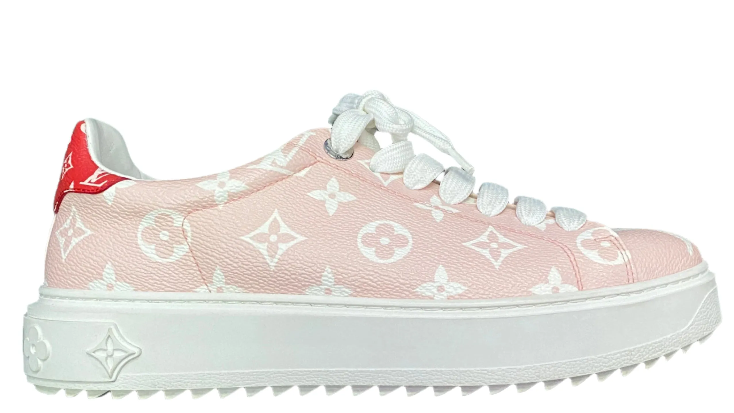 Walk Flow Louis Vuitton Trainer Time Out Monogram Pink (Women's)