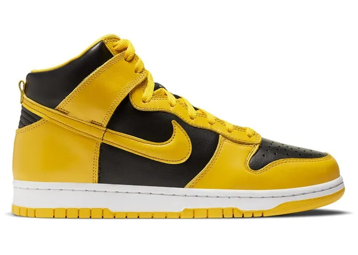 Heat Sealed Layers Cushioned Upper Nike Dunk High Varsity Maize