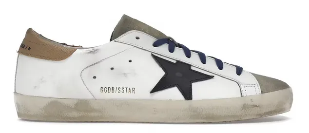 Non Slip Tread Easy Match Golden Goose Super-Star Suede Toe White Taupe Royal Blue Black