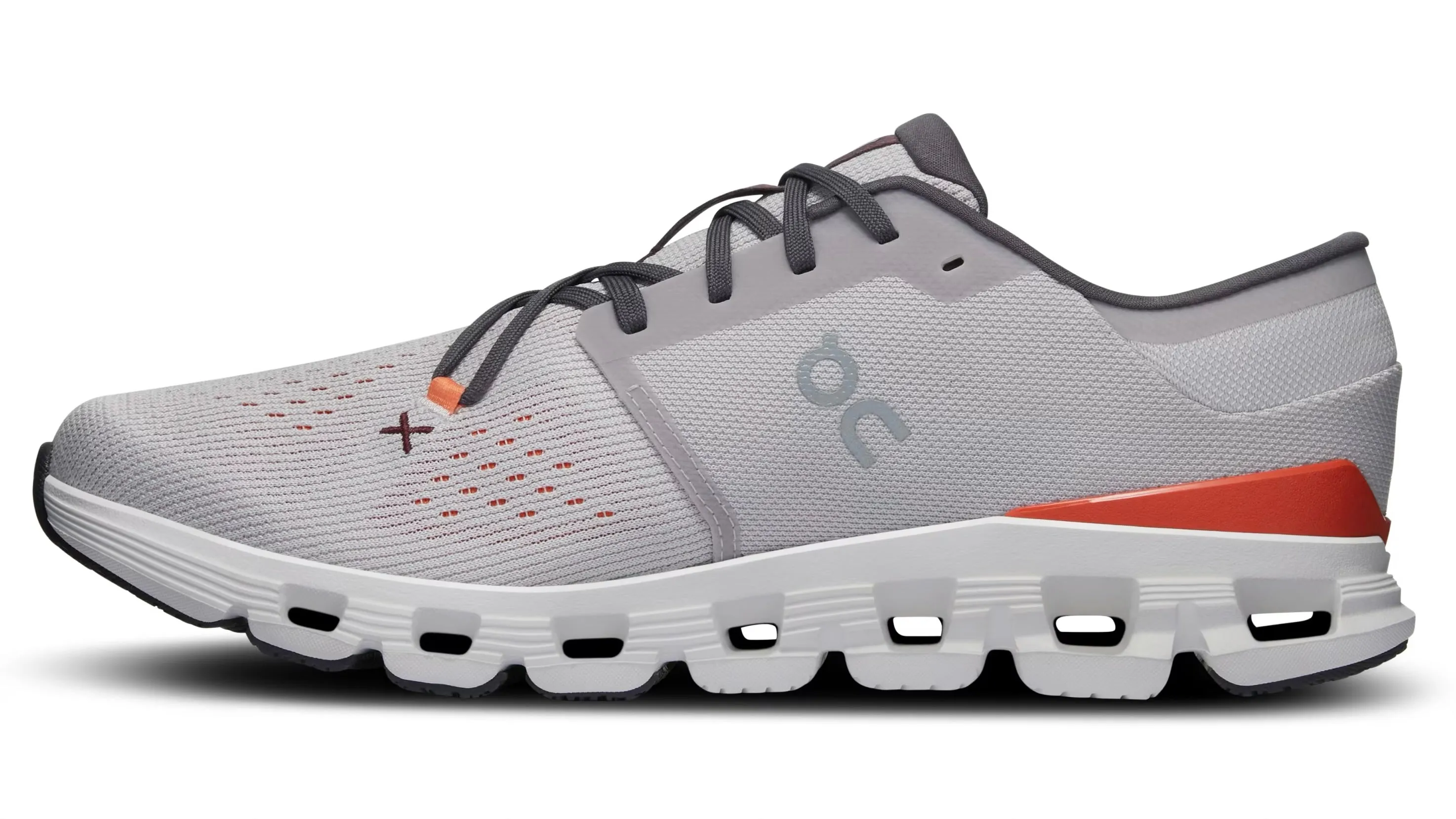Elastic laces On Running Cloud X 4 Silver Flame (M)