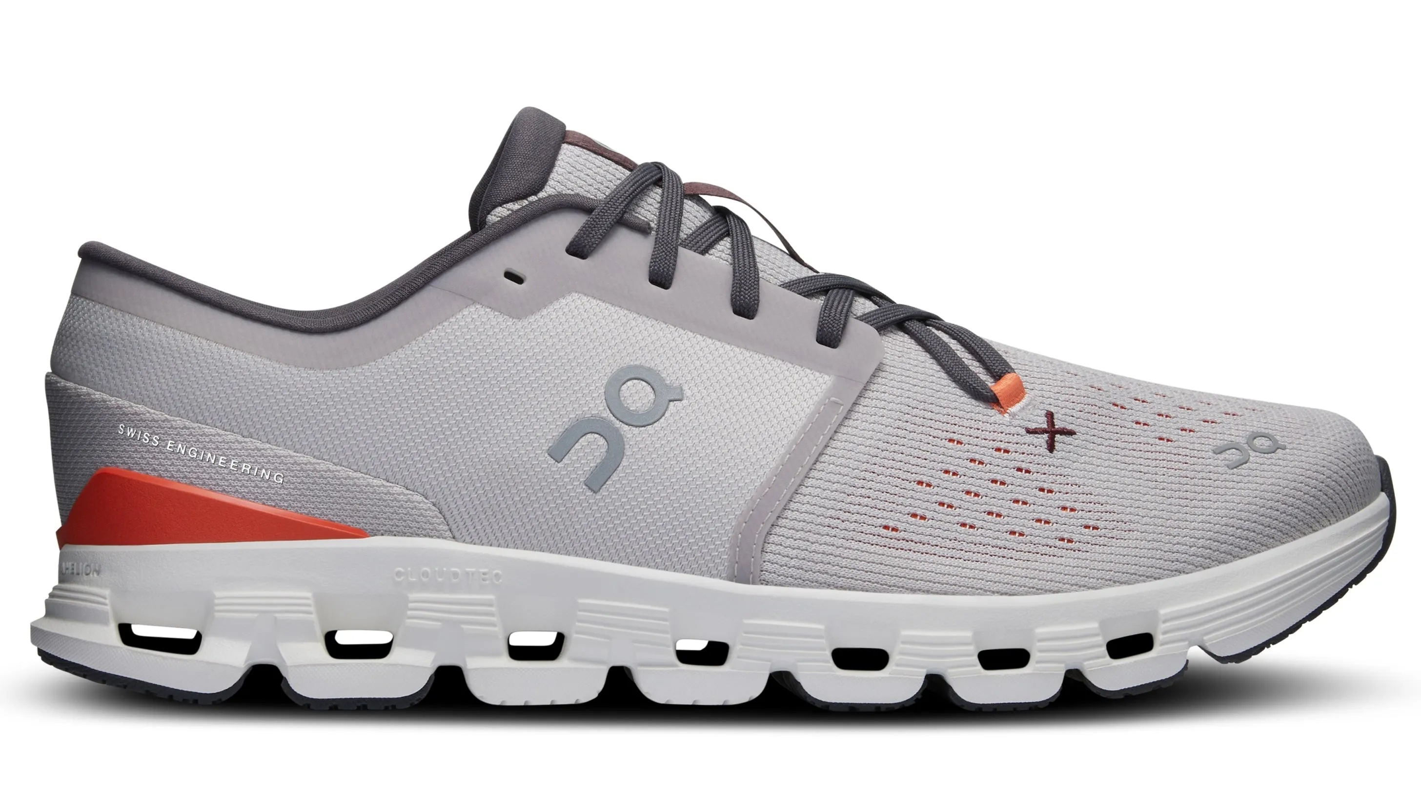 On Running Cloud X 4 Silver Flame (M) LongLasting Orthopedic Friendly Design