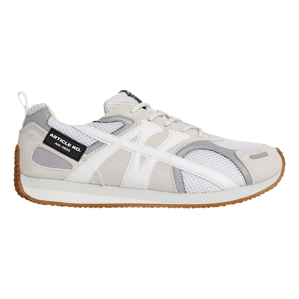 No Break In ARTICLE NO. DUNE LOW-TOP WHITE LOGO RUNNER-WHITE