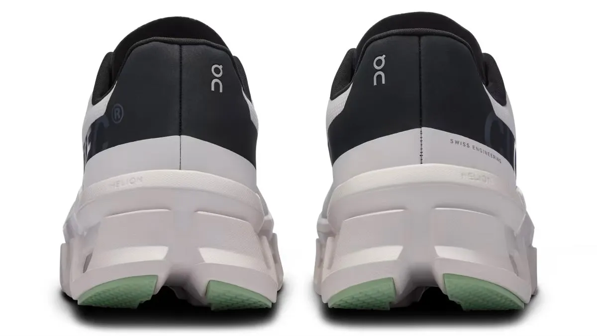 On Running Cloudmonster Frost Black Unibody Construction Plant Based Materials